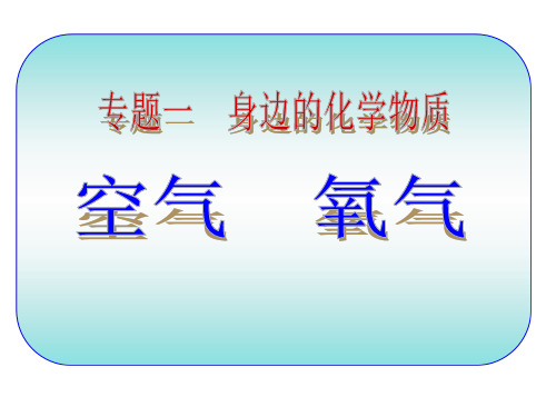 鲁教版九年级上册化学 4.1 空气的成分 课件 (共23张PPT)