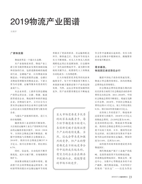 2019物流产业图谱