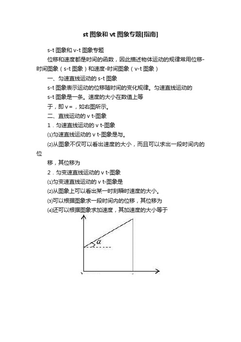 st图象和vt图象专题[指南]