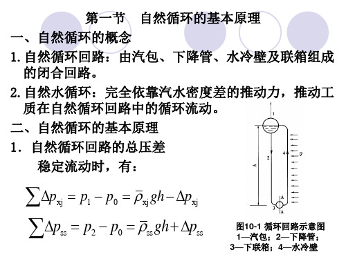 第一节 自然循环原理及计算