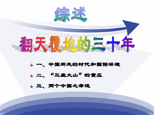 中国近现代史中编 从五四运动到新中国成立-精选文档-PPT精选文档