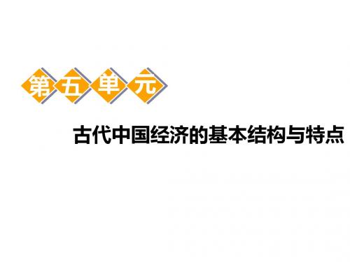 标题-2018-2019学年高中新三维一轮复习历史北师大版：模块二  第五单元 第13讲  古代中国的农业和手工业