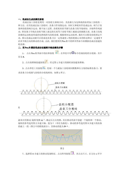 范成法加工齿轮