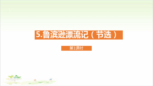 六年级下册语文ppt-《鲁滨逊漂流记》优秀课件-部编版