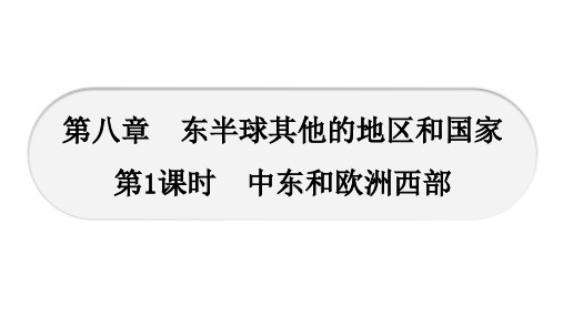 人教版七年级地理下册期末复习课件第八章 东半球其他的地区和国家1