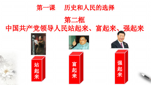 高中政治统编版必修三：1.2中国共产党领导中国人民站起来、富起来、强起来 课件(19张)