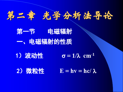 光学分析法导论