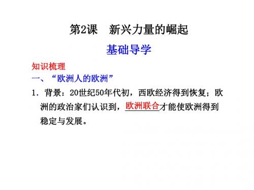 高一历史新兴力量的崛起(教学课件201908)