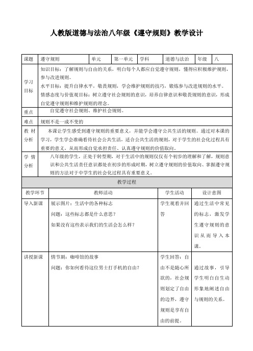 人教(部编)道德与法治八年级上册《遵守社会规则 第三课 社会生活离不开规则 遵守规则》_28