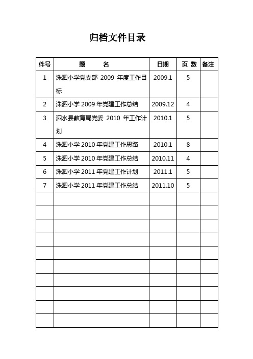 党建目录1