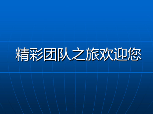 信任——团队协作训练教材PPT精品文档30页