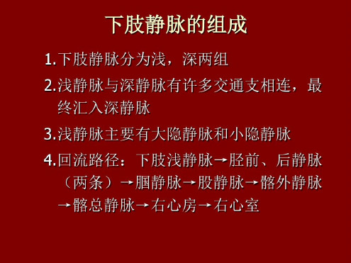 CEAP分级与硬化剂治疗_2023年学习资料