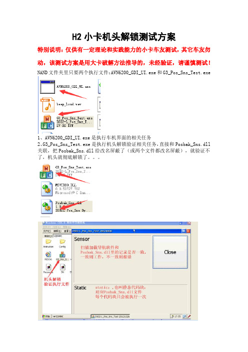 H2小卡机头破解方案及原理