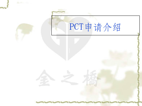 pct(专利合作条约)介绍