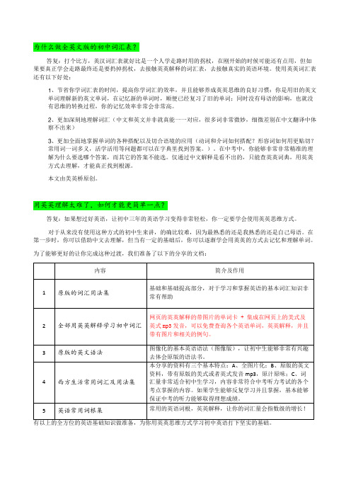 2013年新版沪教牛津英语上海版九年级下册单词表(按字母顺序)英英解释版