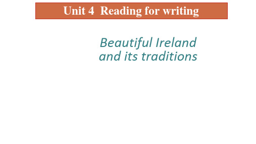 【课件】Unit4Reading+for+Writing+课件人教版(2019)必修第二册