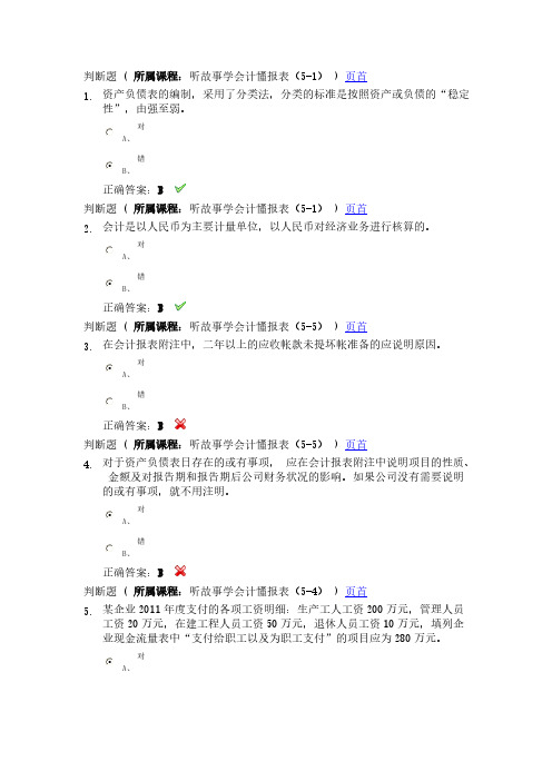 【VIP专享】2015会计继续教育-考卷2