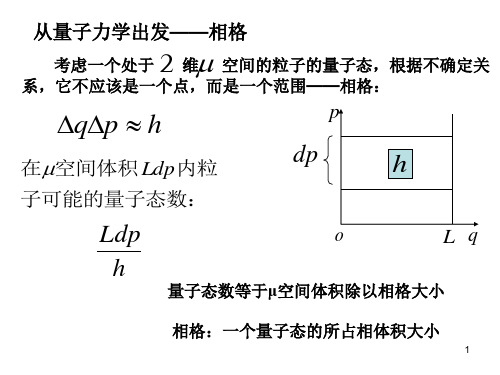 热力学与统计物理学第六章(应用)_近独立粒子的最概然分布