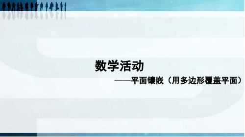 人教版八年级数学上册数学活动——平面镶嵌(用多边形覆盖平面)课件