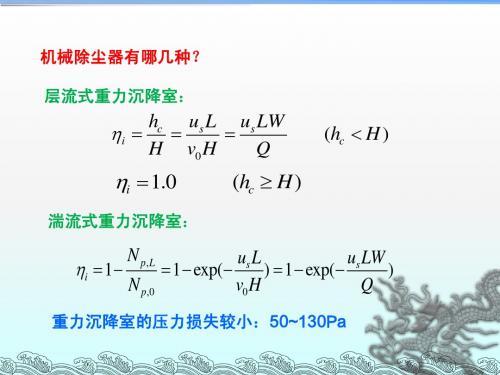 大气污染控制工程 第六章 电除尘器