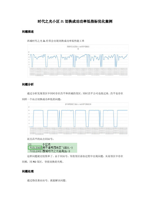 切换成功功率低指标优化案例