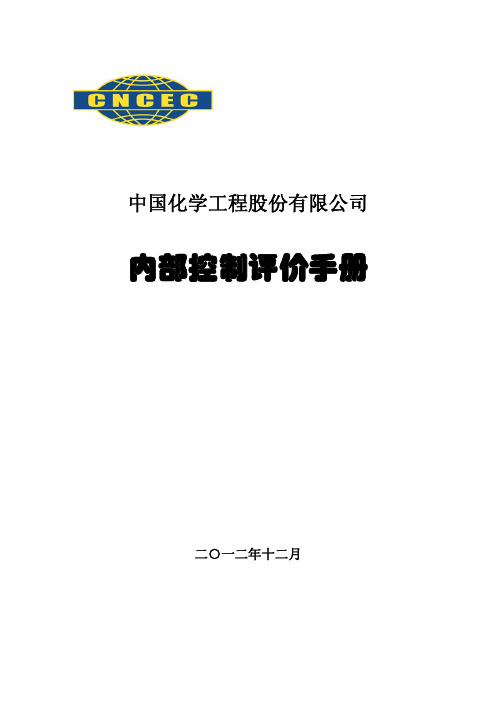 中化内控自评手册