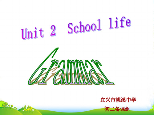 牛津译林版八年级英语上册Unit2 grammar课件