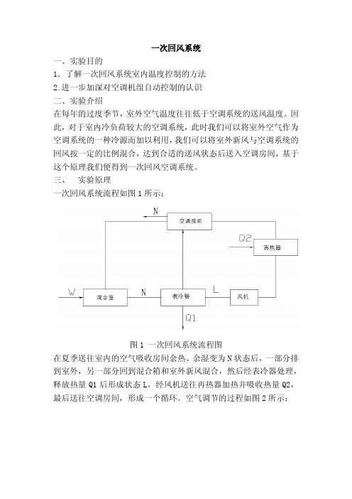 一次回风系统