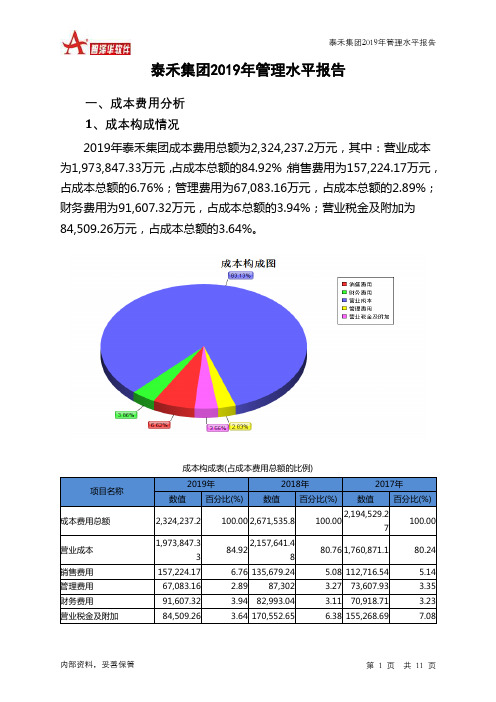 泰禾集团2019年管理水平报告