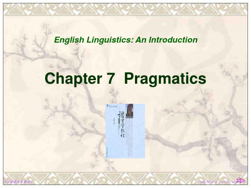 Chapter 7 Pragmatics