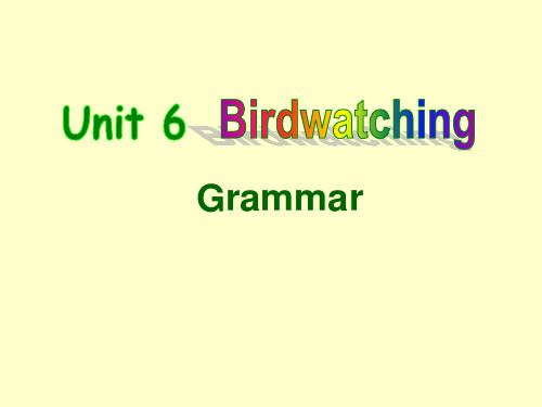 牛津译林版八年级英语上册Unit6 grammar课件(共29张PPT)