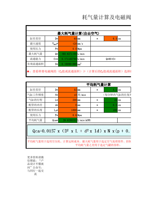 非标数据计算大全