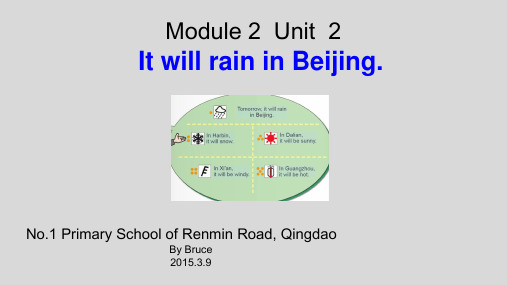 2019-2020春季学年度外研版一起点六年级下册M2 U2《It will rain in Beijing》课件1