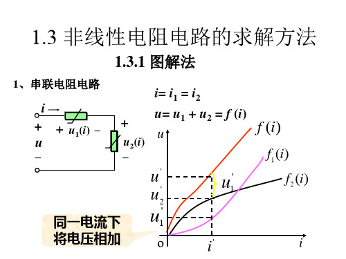 高等电路分析2 非线性电阻电路分析方法