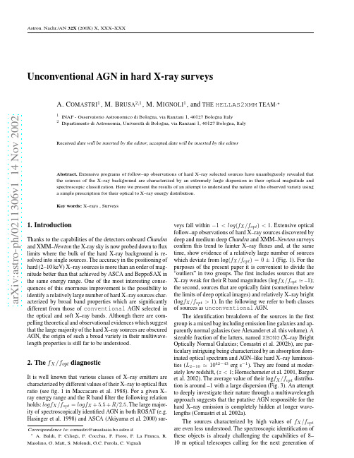 Unconventional AGN in hard X-ray surveys