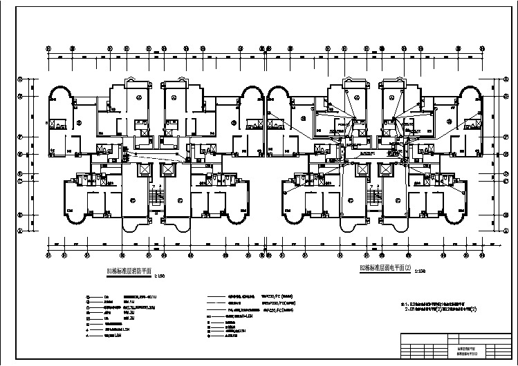 居民楼消防弱电设计cad图