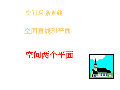 两平面平行的判定与性质(整理2019年11月)