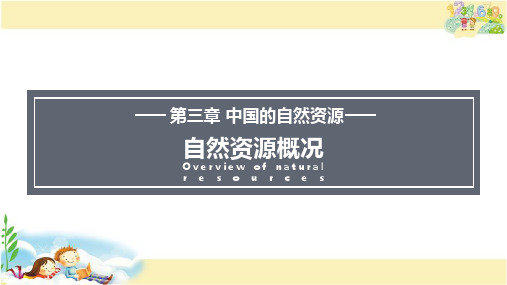 湘教版地理八年级上册 自然资源概况