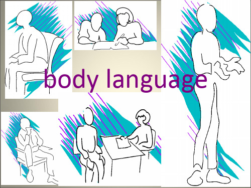 the english-chinese contrast of body  language(肢体语言英汉对比)