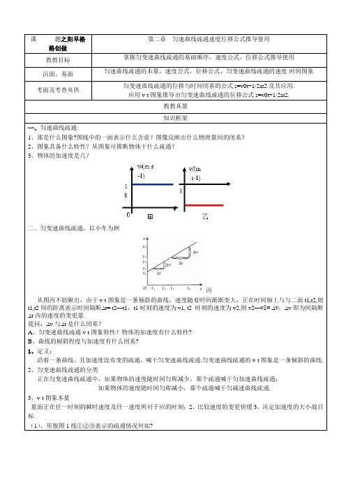 匀速直线运动速度位移公式推导运用