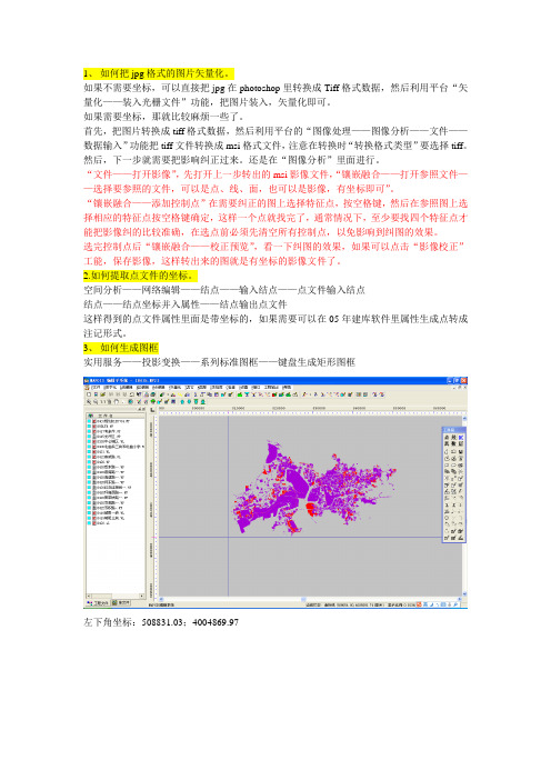 MAPGIS常用技巧