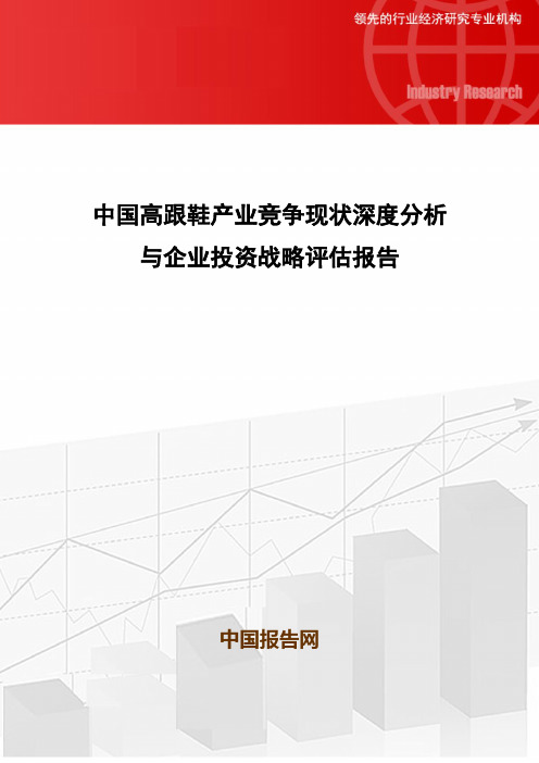 中国高跟鞋产业竞争现状深度分析与企业投资战略评估报告