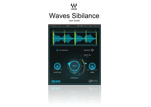 Waves Sibilance用户指南说明书