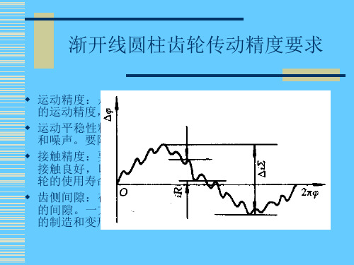 齿轮结合精度设计