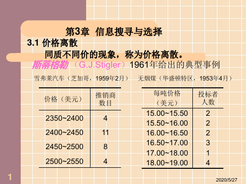 3-信息搜寻与选择