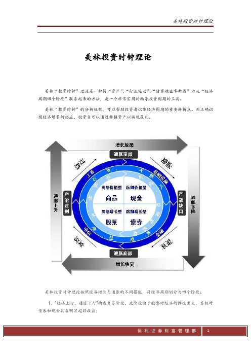 美林投资时钟理论-FosunHaniSecuritiesLimited