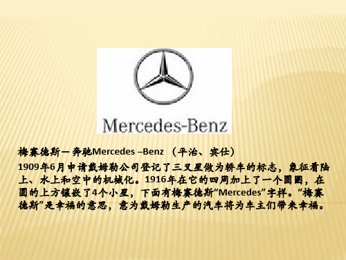 famous car brands(知名汽车品牌及简介)