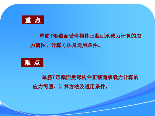 双筋矩形截面正截面承载力计算公式及适用条件