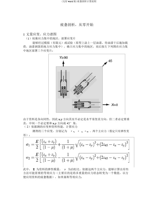 (完整word版)疲劳分析计算流程