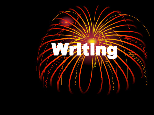 人教高中英语必修3 Unit5 Writing (共19张PPT)